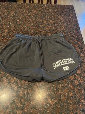 San Francisco Graphic Women's Black Shorts